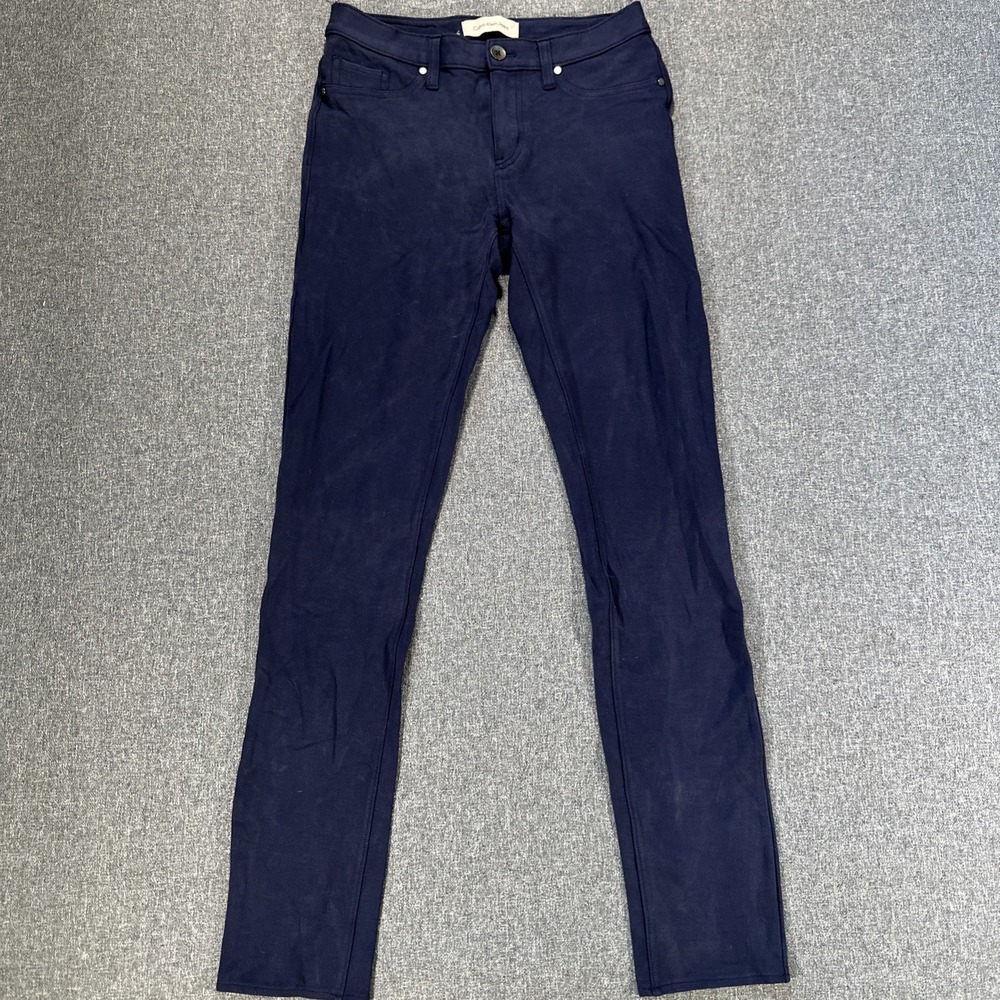 Calvin Klein Jeans Womens Size 6 Navy Blue Stretch Skinny Jeggings Pants‎ Soft